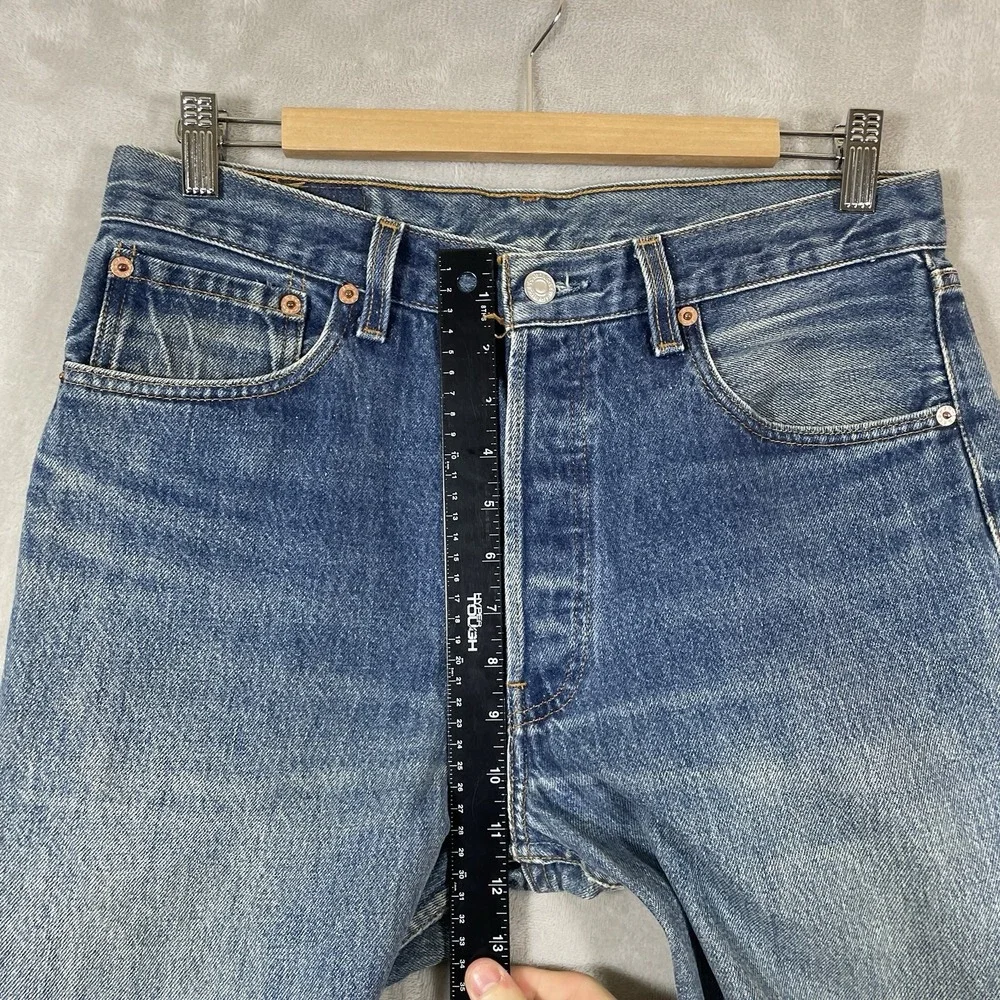 Vtg Levis 501xx Jeans Mens 34x36 (fit 32x33) Made in USA 501-0000 Whisker Fade